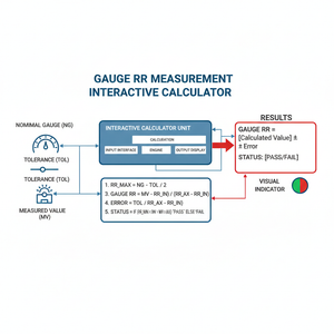 Gauge Rr Measurement Interactive Calculator Technical Diagram