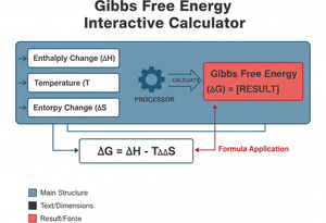 Gibbs Free Energy Interactive Calculator Technical Diagram