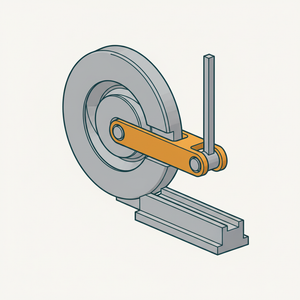 Grooved Cam Reciprocating (form 1) diagram