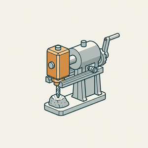 Hand Power Rock Drill diagram