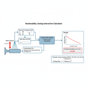 Hardenability Jominy Interactive Calculator Technical Diagram
