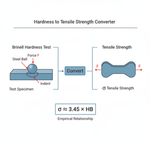 Hardness to Tensile Strength Converter Technical Diagram