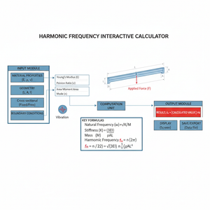 Harmonic Frequency Interactive Calculator Technical Diagram