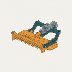 Harvester or Mowing Machine diagram
