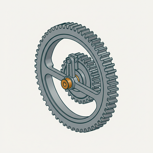 Haven's Planetary Crank Gear diagram