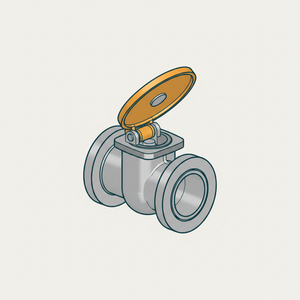 Horizontal Swing Check Valve diagram