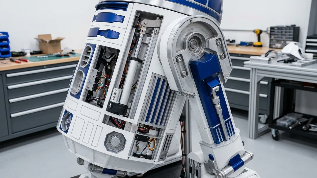 How a Life-Sized R2-D2 Model was Built with Linear Actuators!