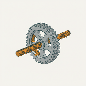 Hunting Tooth Worm Gear diagram