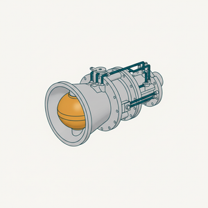 Hydraulic Balanced Giant Nozzle diagram