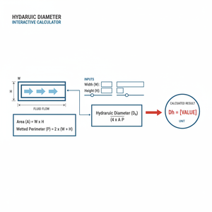 Hydraulic Diameter Interactive Calculator Technical Diagram