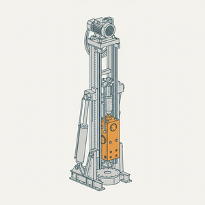 Hydraulic Pile Driver diagram