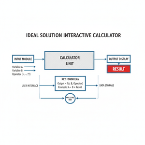 Ideal Solution Interactive Calculator Technical Diagram