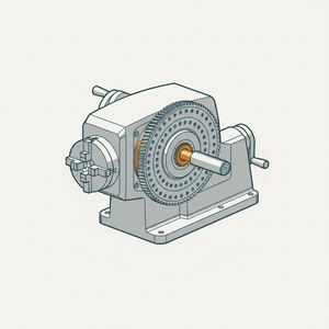 Indexing Head (dividing Head) diagram