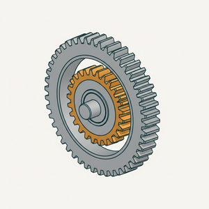 Internal Spur Gear and Pinion diagram