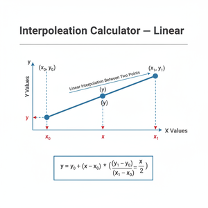 Interpolation Calculator   Linear Technical Diagram