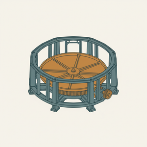 Iron Frame Turn-table diagram