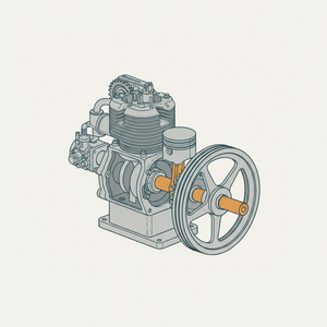 Jacketless Gasoline Carriage Motor diagram
