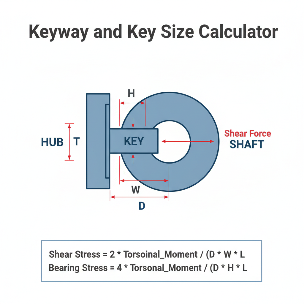 Free Keyway and Key Size Calculator | FIRGELLI Engineering
