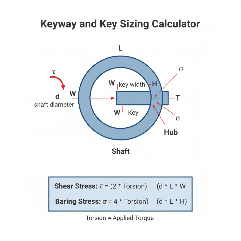 Free Keyway and Key Sizing Calculator | FIRGELLI Engineering