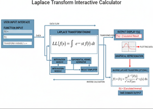 Laplace Transform Interactive Calculator Technical Diagram