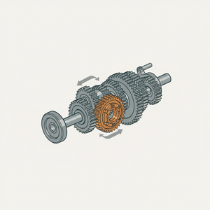 Lathe Speed-motion Engagement diagram