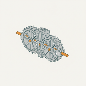 Leffel Double-runner Turbine diagram