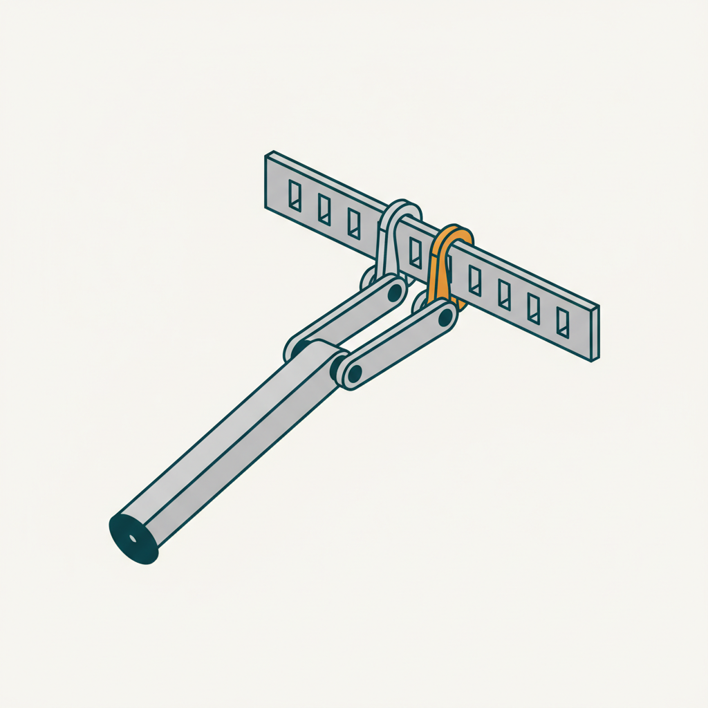 Lever to Slotted Rack via Two Hooked Pawls | FIRGELLI