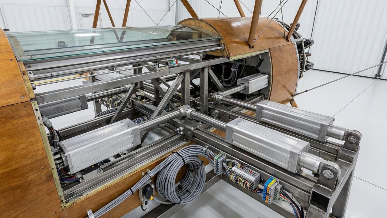 Linear Actuators For Aviation - Rebuild of a Biplane Simulator for Kid