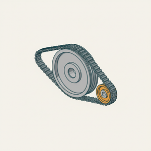 Link Belt and Pulley diagram