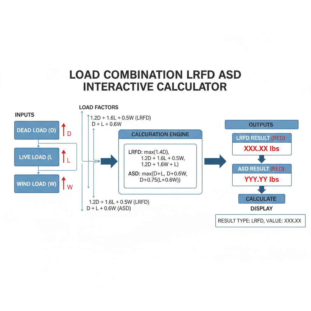 Load Combination LRFD ASD Interactive Calculator | FIRGELLI