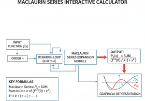 Maclaurin Series Interactive Calculator Technical Diagram