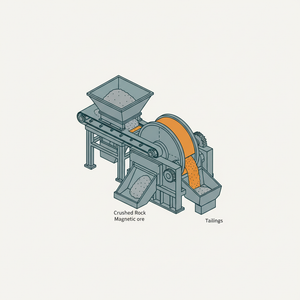 Magnetic Ore Separator diagram