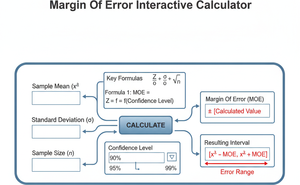 Margin of Error Interactive Calculator | FIRGELLI