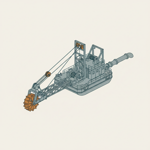 Marine Dredge diagram