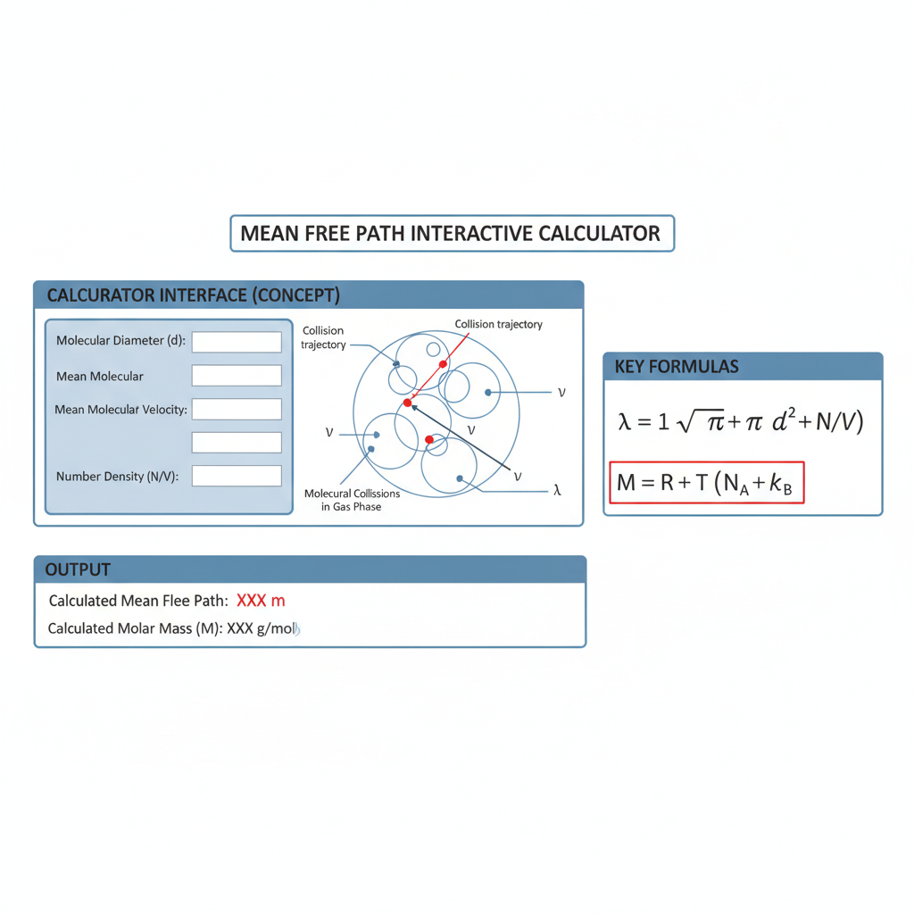 Mean Free Path Interactive Calculator | FIRGELLI
