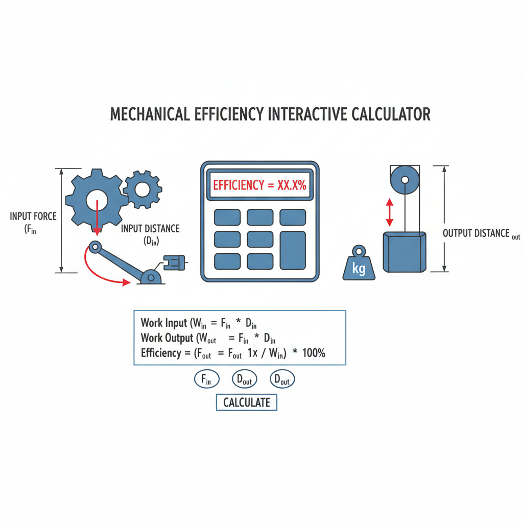 Mechanical Efficiency Interactive Calculator | FIRGELLI