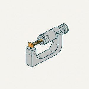 Micrometer Screw Adjustment diagram