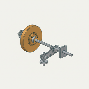 Modified Slotted Crank with Link diagram