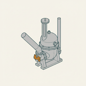 Montgolfier's Water Ram diagram