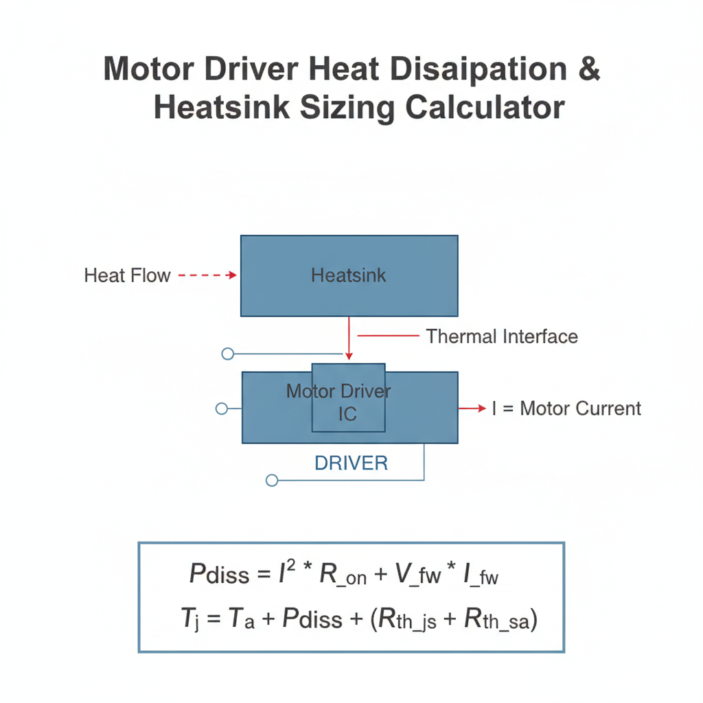 Motor Driver Heat Dissipation & Heatsink Sizing Interacti...