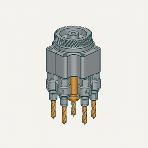 Multiple Drilling Machine diagram