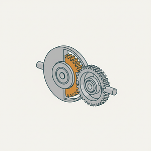 Mutilated Wheel-pinion Intermittent diagram