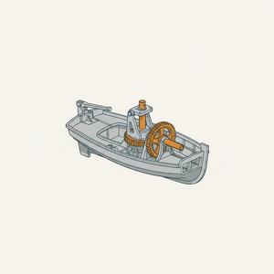Newport Cat-boat diagram