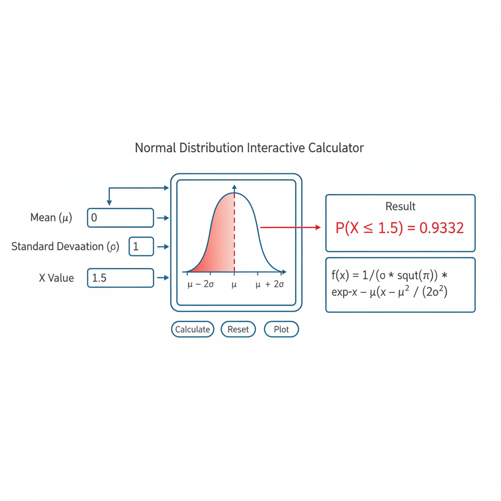 Normal Distribution Interactive Calculator | FIRGELLI