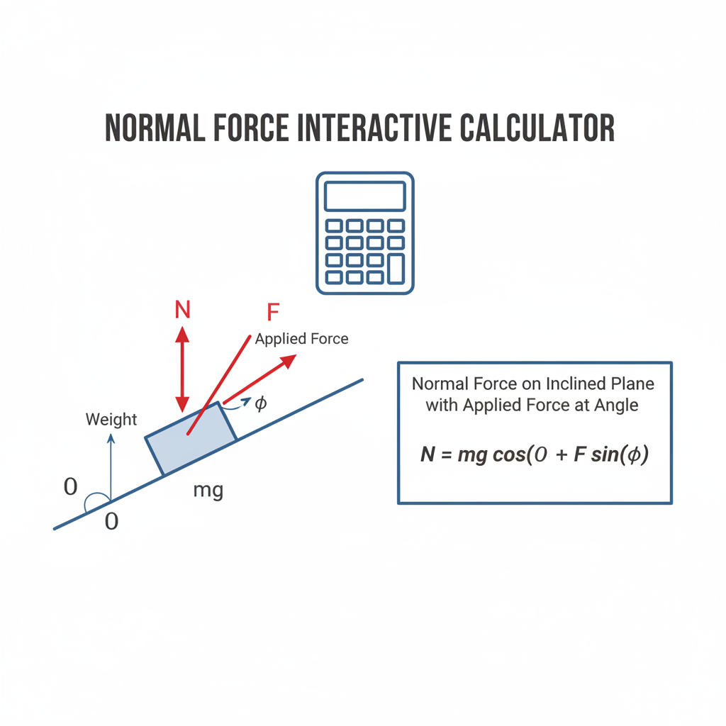 Weight Scale Normal Force Normal Force Interactive Calculator | FIRGELLI