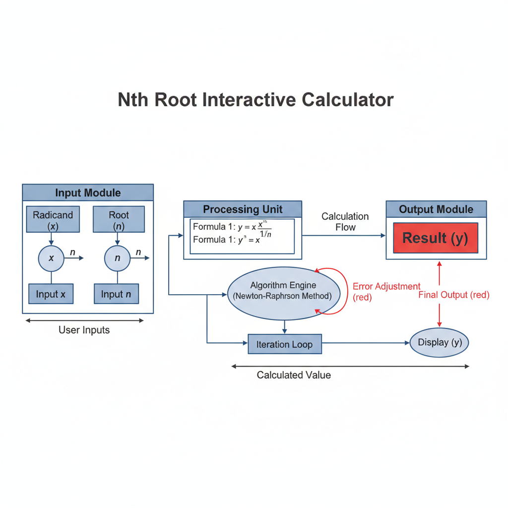 Nth Root Interactive Calculator | FIRGELLI