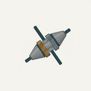 Oblique Bevel Gear diagram