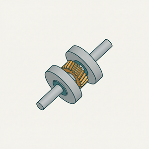 Oblique-shaft Gears (form 1) diagram