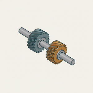 Oblique-shaft Gears (form 2) diagram
