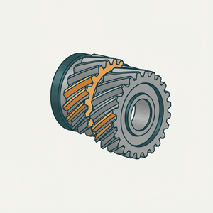Oblique Tooth Gear diagram
